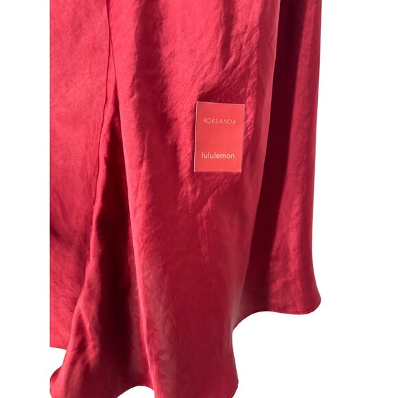 Lululemon x Roksanda Face Forward Skirt Caliente Rustic Coral Fools Gold-sz Larg - Picture 11 of 12